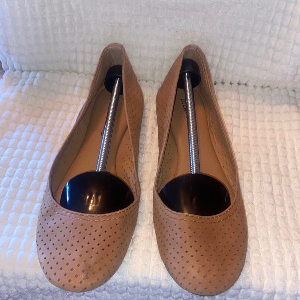 Lucky Brand Leather Ballet Flats-Women’s Size 9.5